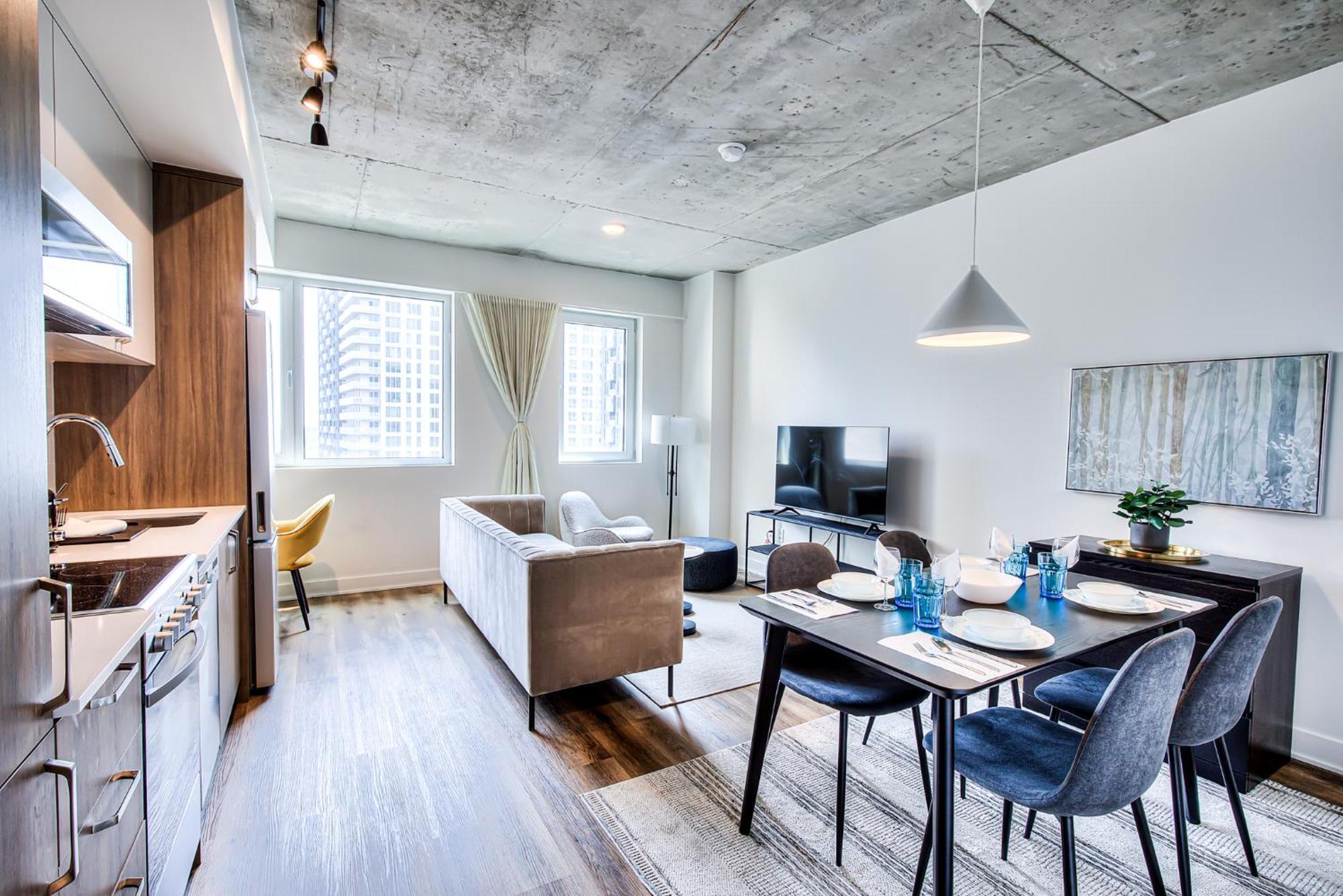 2Br+Gym For Vip Corporate & Students Downtown Mtl Apartment Montreal Luaran gambar